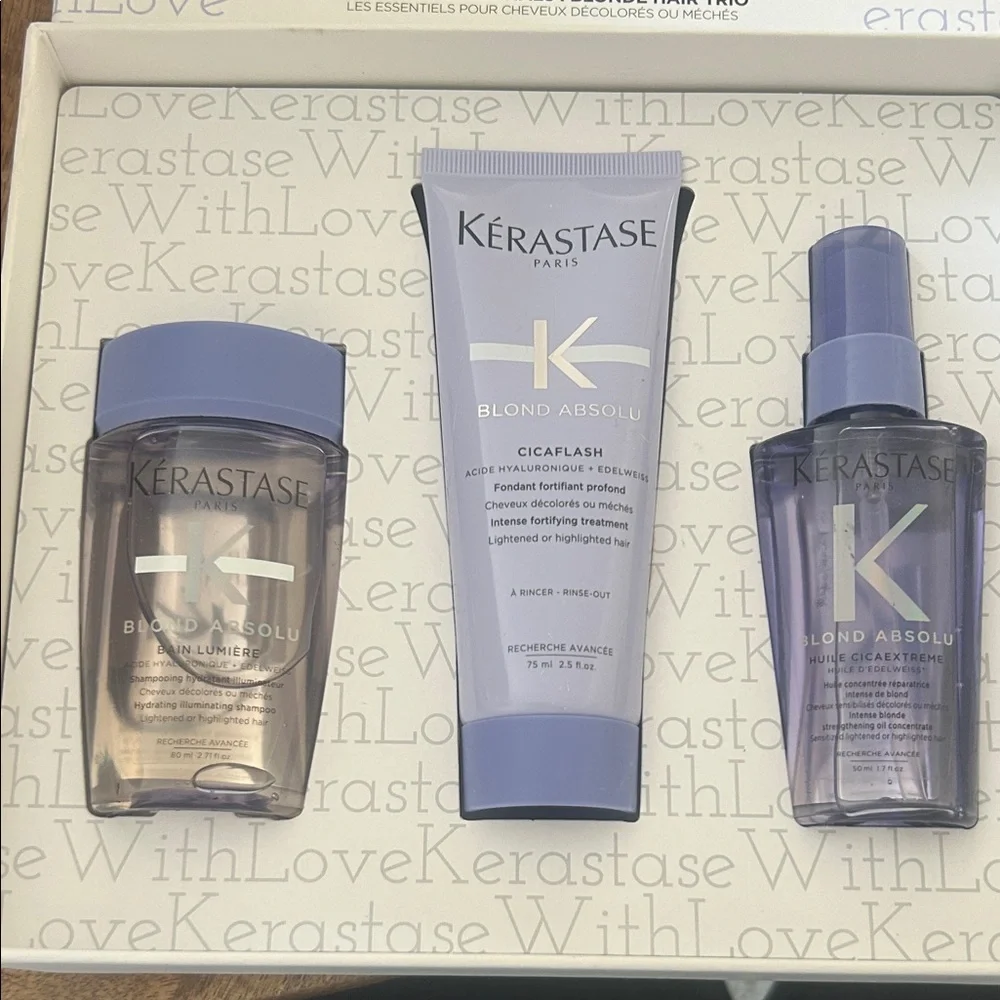 Brand new Kérastase Blonde Hair Trio Set